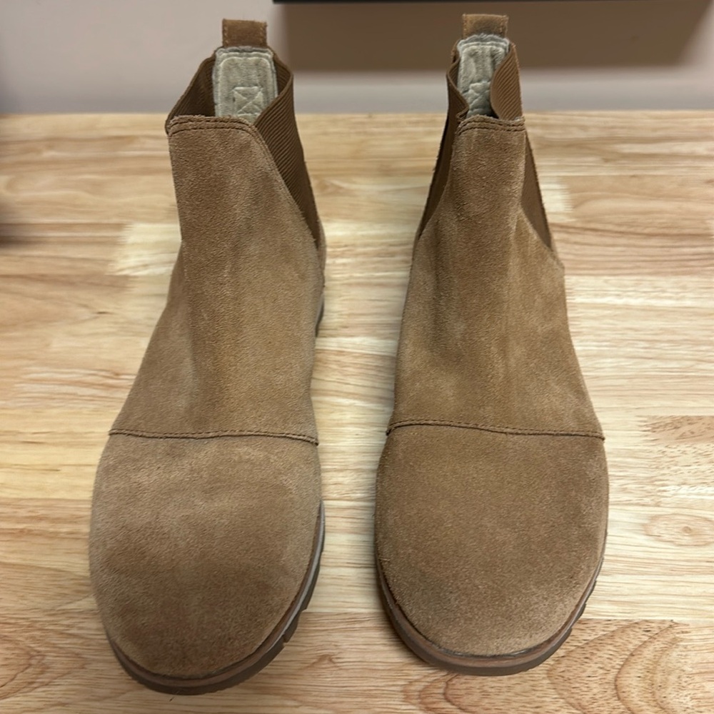 Sorel Harlow Chelsea Boot Women size 8.  Brown Slip On NL3335-224.